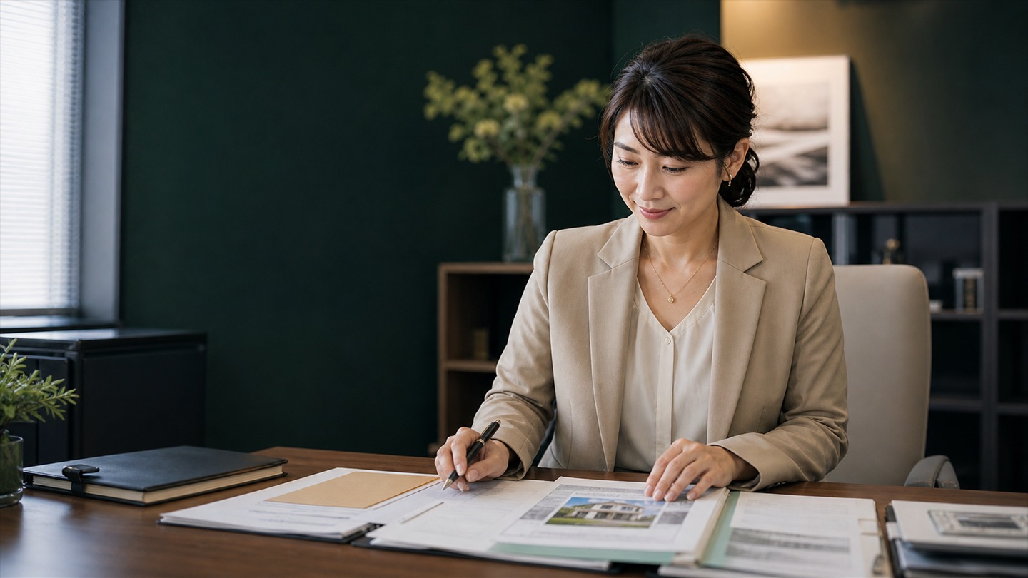 日本人の相続不動産相談担当者イメージ