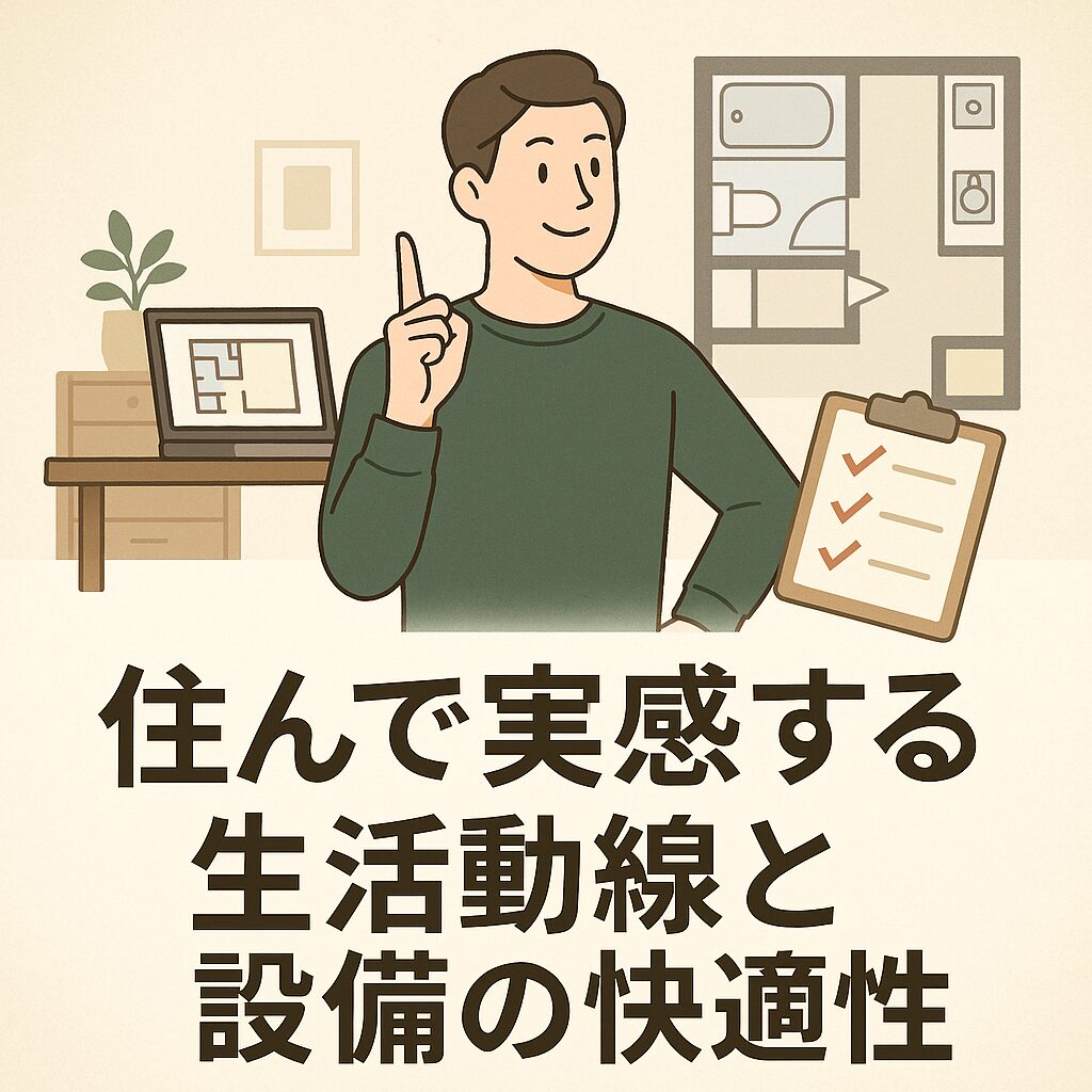 住んで実感する生活動線と設備の快適性