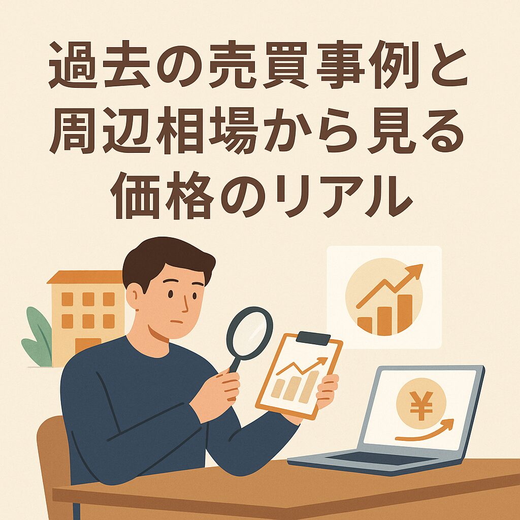 過去の売買事例と周辺相場から見る価格のリアル