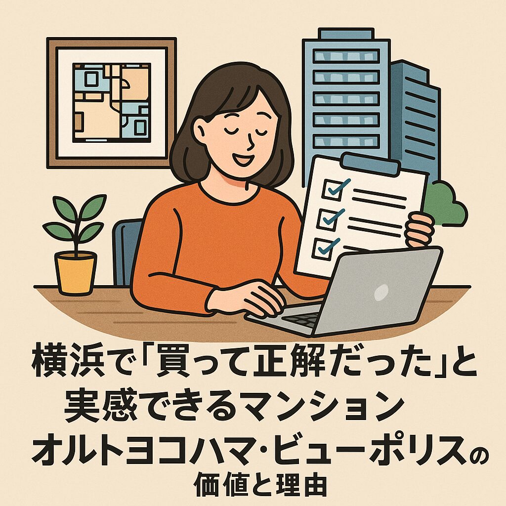 後悔しないマンション購入なら オルトヨコハマ・ビューポリスという選択