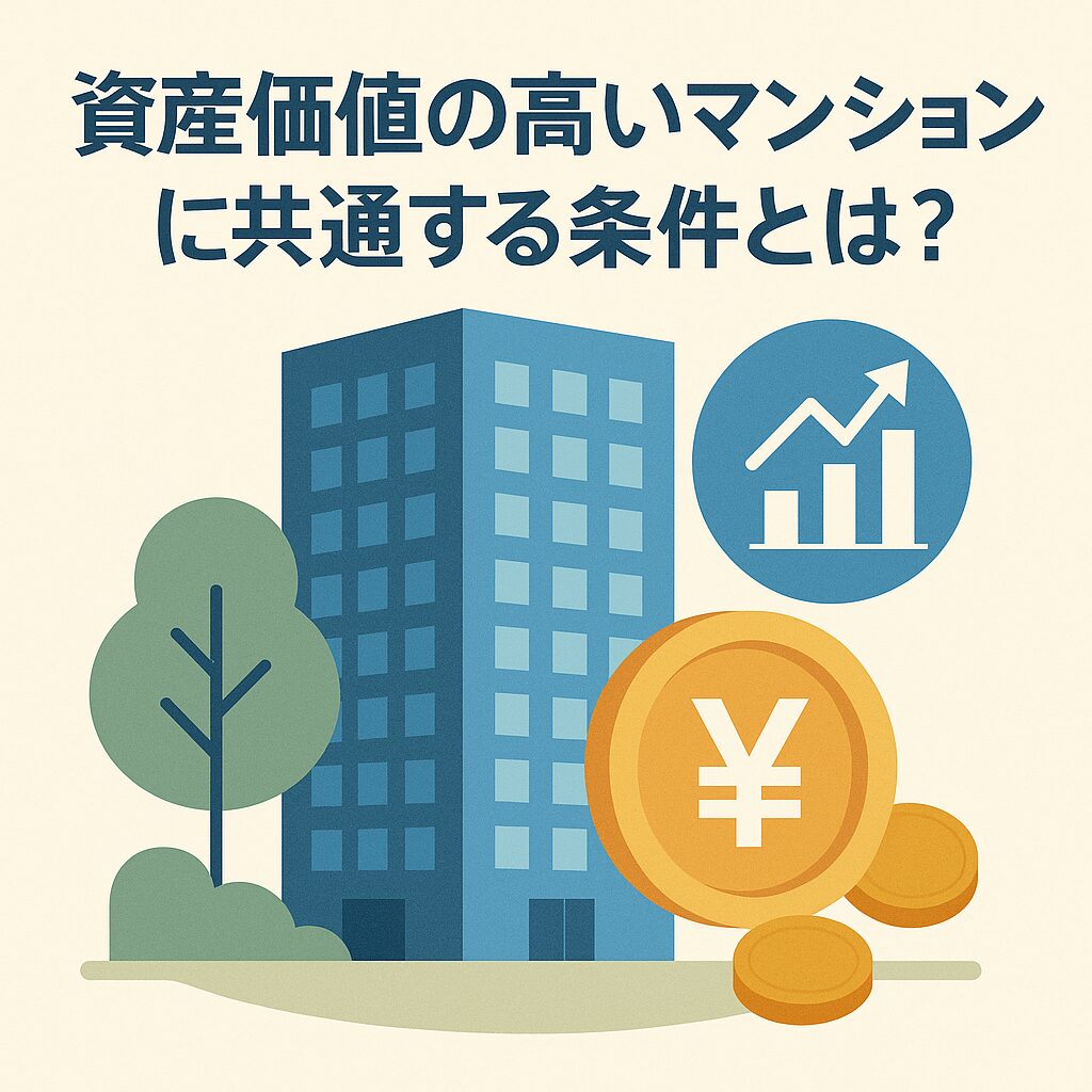 資産価値の高いマンションに共通する条件とは?