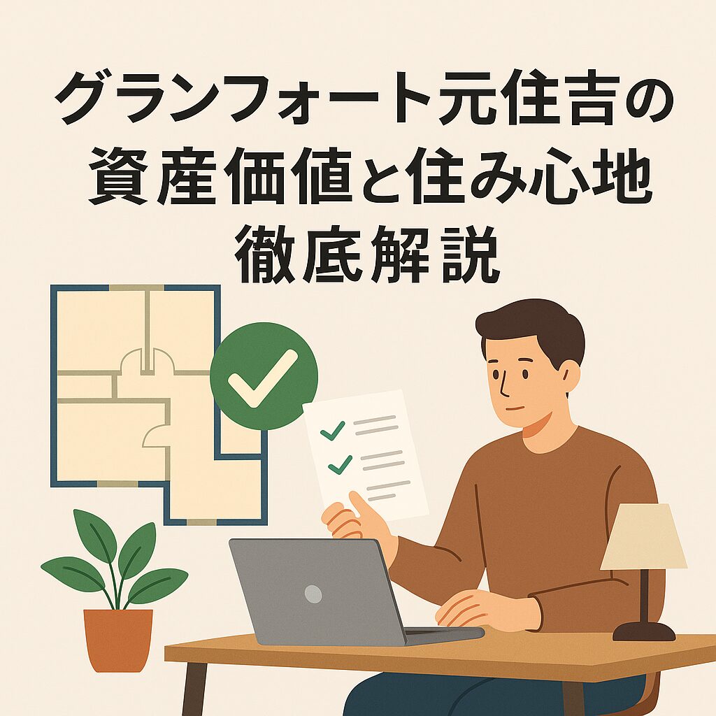 グランフォート元住吉の資産価値と住み心地を徹底解説｜駅徒歩13分の魅力とは？