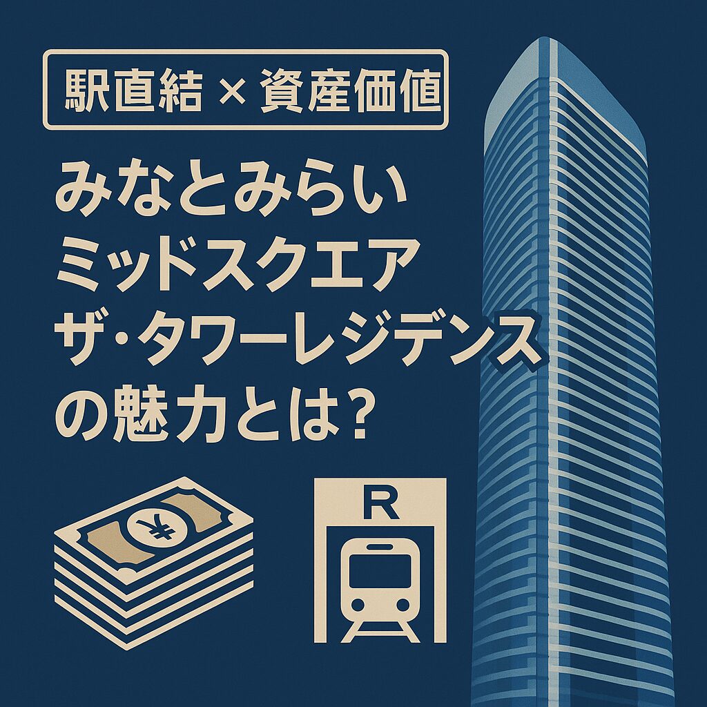【駅直結×資産価値】みなとみらいミッドスクエア ザ・タワーレジデンスの魅力とは？