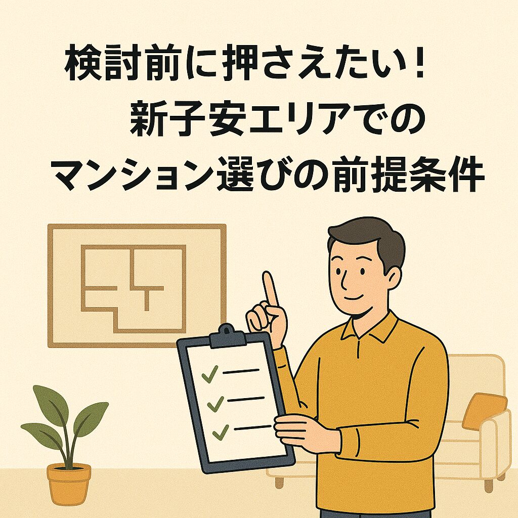 検討前に押さえたい!新子安エリアでのマンション選びの前提条件