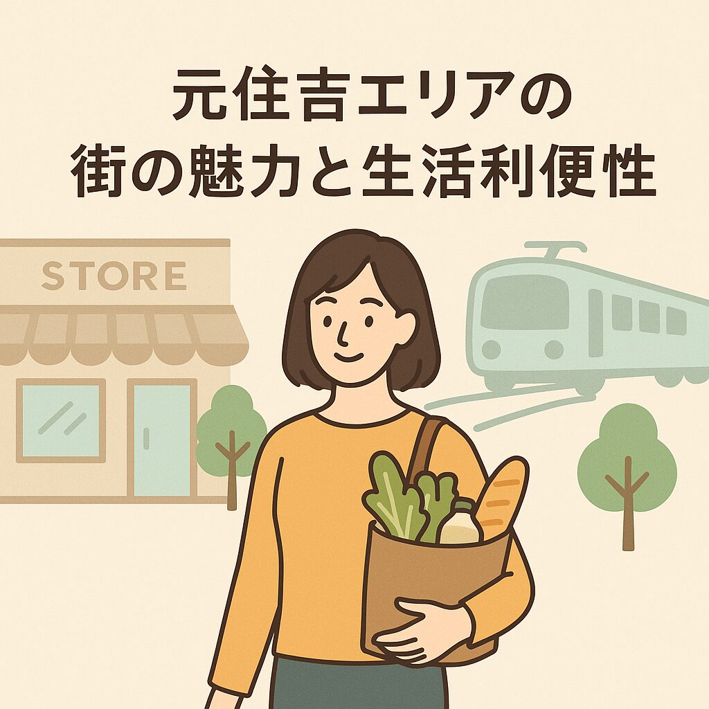 元住吉エリアの街の魅力と生活利便性