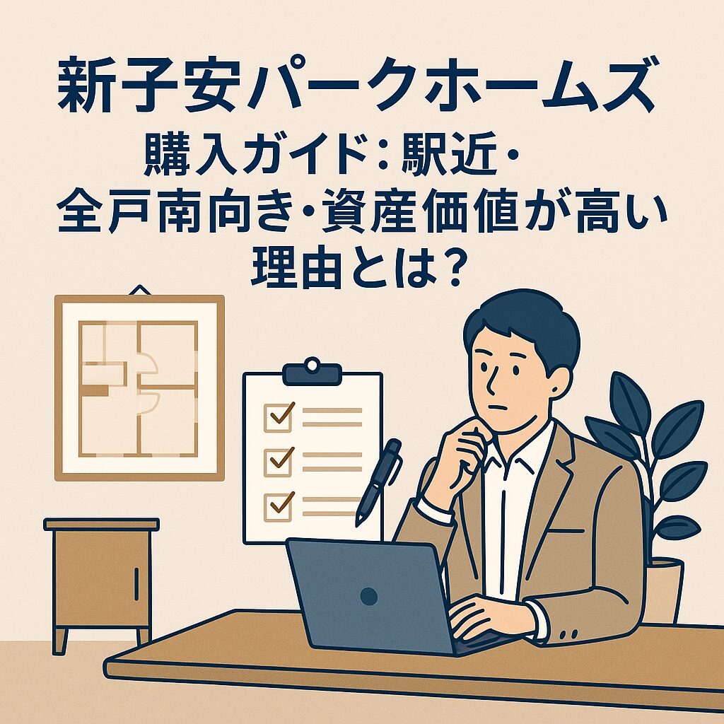 「新子安パークホームズ」購入ガイド：駅近・全戸南向き・資産価値が高い理由とは？