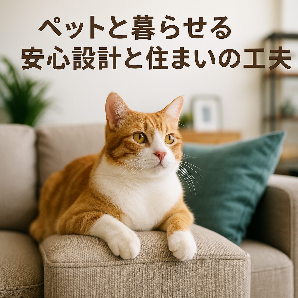 ペットと暮らせる安心設計と住まいの工夫