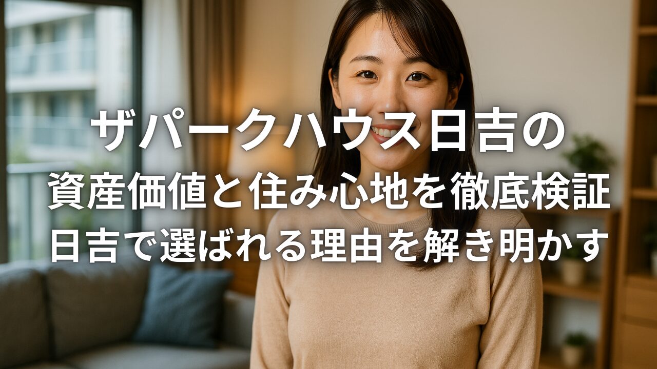 ザパークハウス日吉の資産価値と住み心地を徹底検証 日吉で選ばれる理由を解き明かす