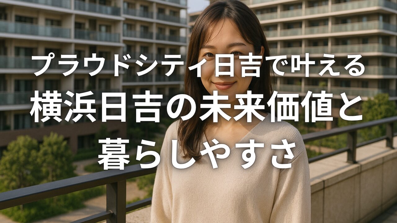 プラウドシティ日吉で叶える横浜日吉の未来価値と暮らしやすさ