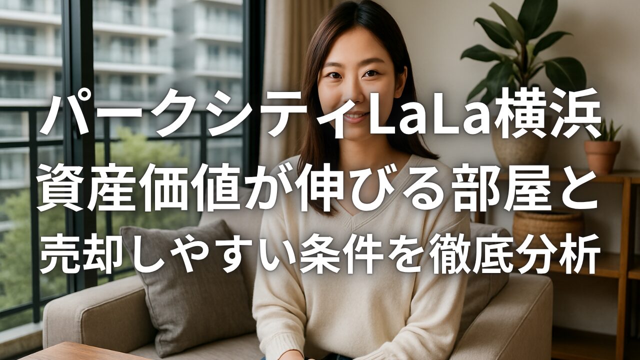 パークシティLaLa横浜 資産価値が伸びる部屋と売却しやすい条件を徹底分析