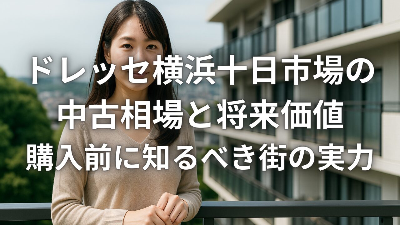 ドレッセ横浜十日市場の中古相場と将来価値 購入前に知るべき街の実力