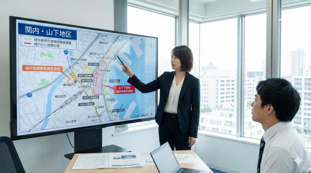 関内関外の再開発が山下町エリアの売却判断に与える影響を整理する