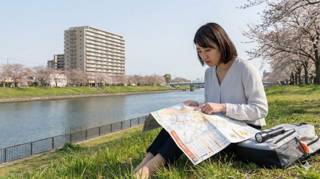 鶴見川沿いの住環境とハザードマップで見る水害リスクと対策