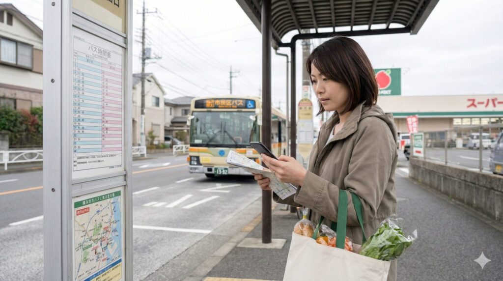 通勤や買い物は不便かバスアクセスを現実目線でチェックする方法