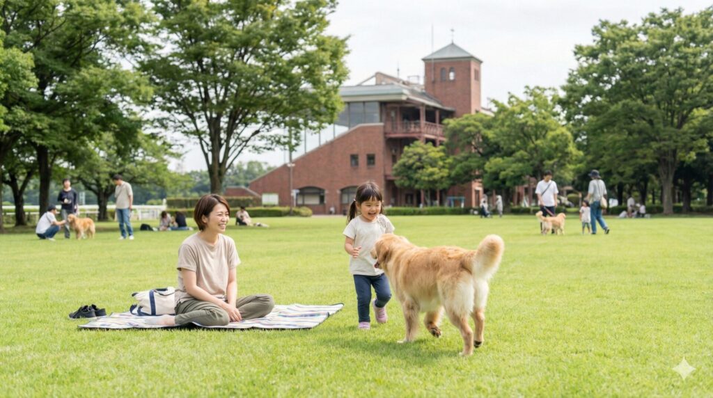 根岸森林公園が庭になる暮らしとペット飼育や子育ての環境