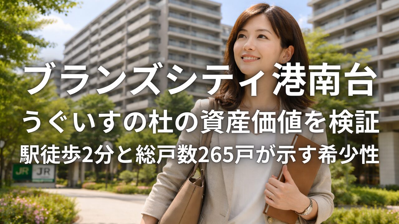 ブランズシティ港南台うぐいすの杜の資産価値を検証 駅徒歩2分と総戸数265戸が示す希少性