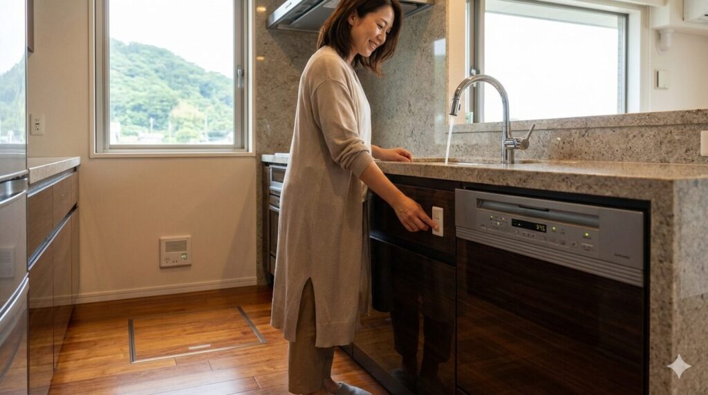 ディスポーザーや床暖房など分譲マンションならではの設備仕様