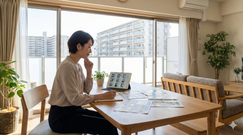 大規模マンションで売り物件が重なりやすいときの売却相場の考え方