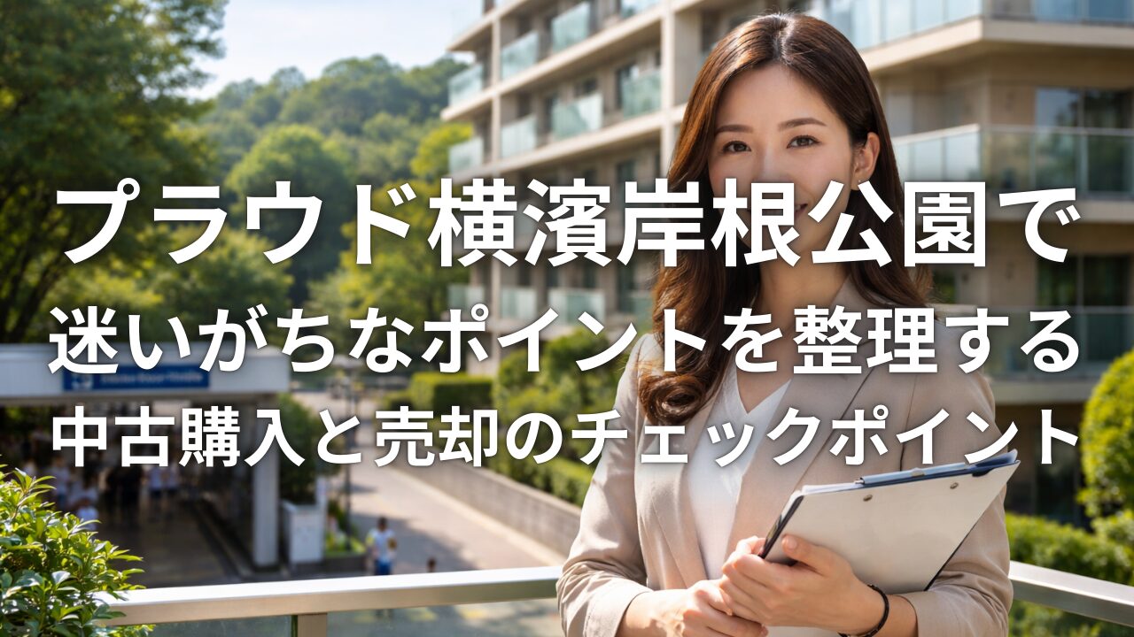 プラウド横濱岸根公園で迷いがちなポイントを整理する中古購入と売却のチェックポイント
