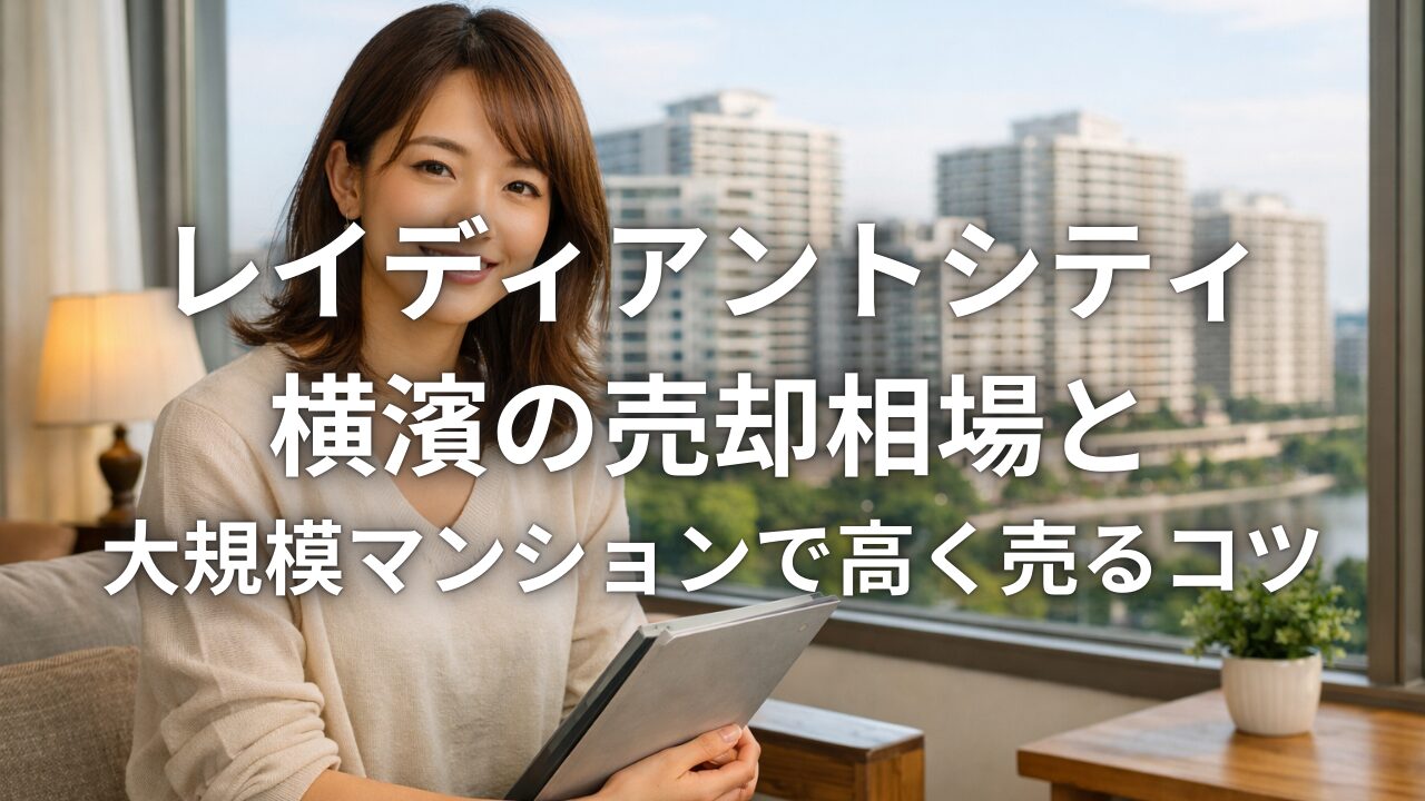 レイディアントシティ横濱の売却相場と大規模マンションで高く売るコツ