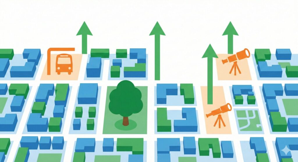 街区ごとに異なる利便性や希少性を査定額に正しく反映させる重要性