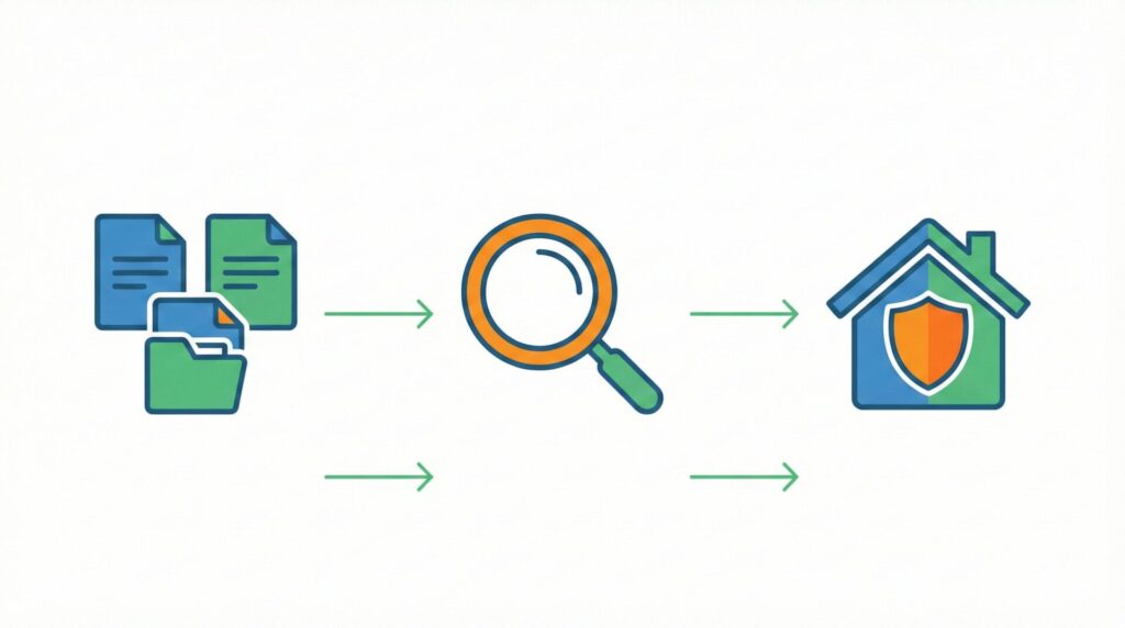 購入前に確認する書類と質問例