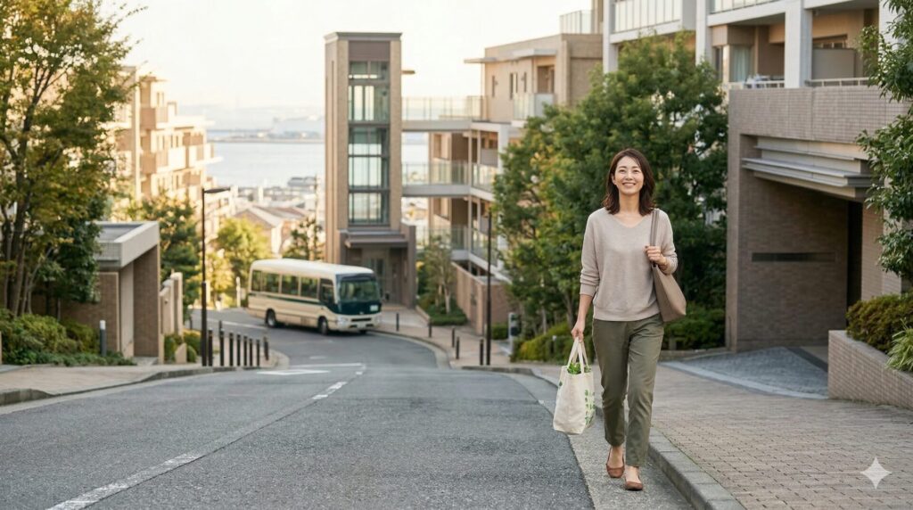 ブリリアシティ横浜磯子の坂問題と駅からのアクセス環境