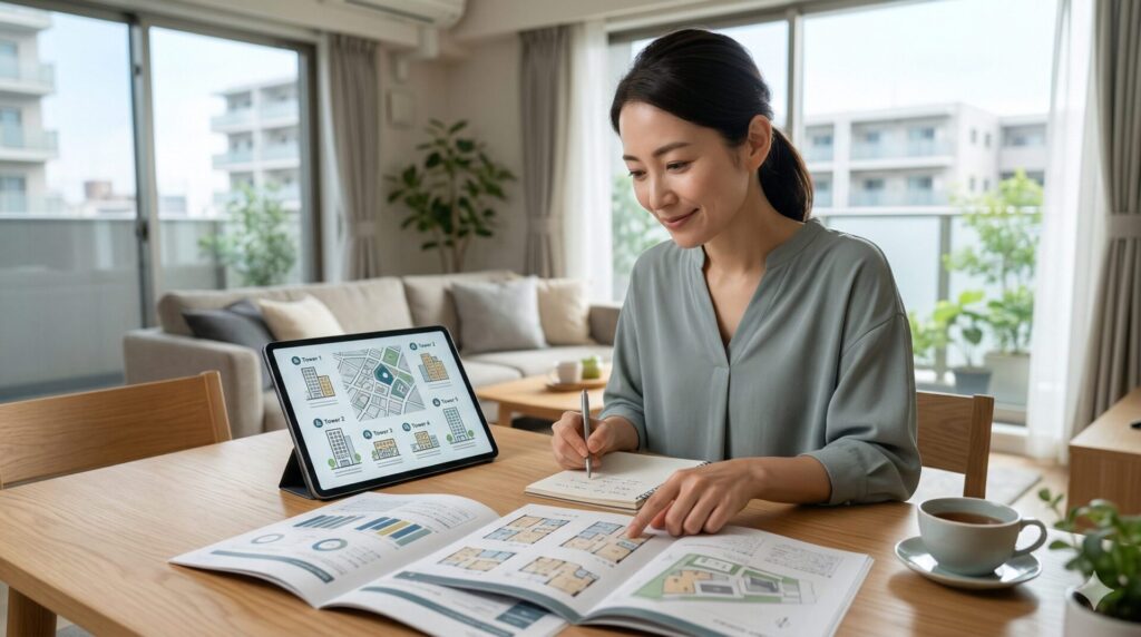 5棟構成の違いから見る住戸選びのポイント