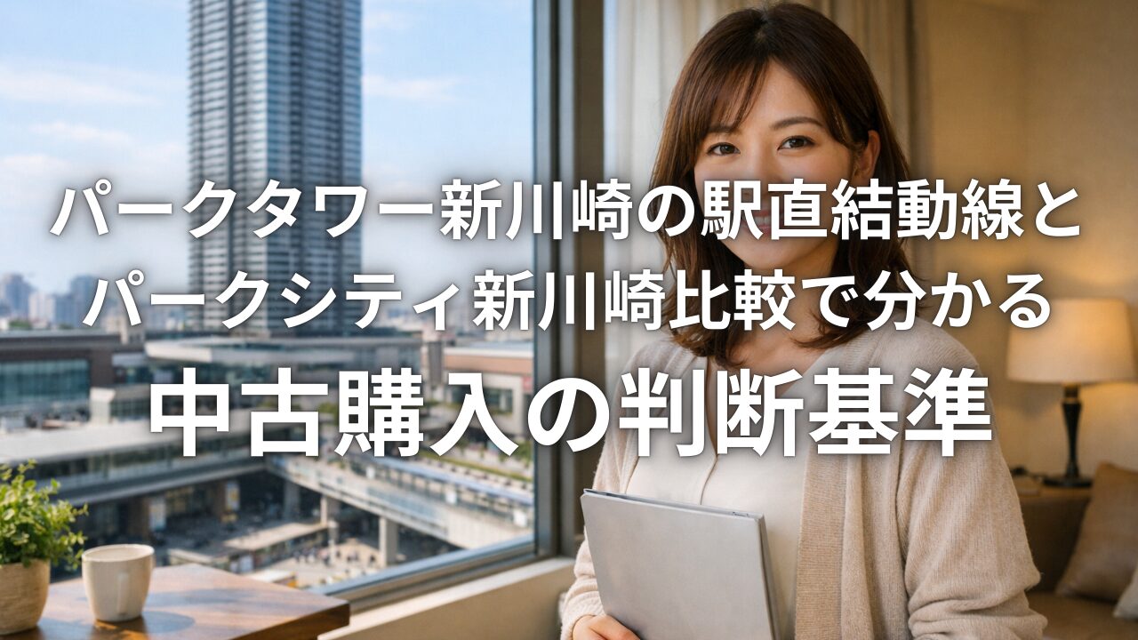パークタワー新川崎の駅直結動線とパークシティ新川崎比較で分かる中古購入の判断基準