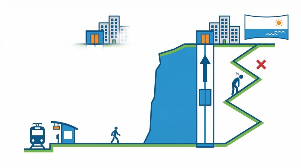 専用エレベーターで変わる坂道アクセスの実際