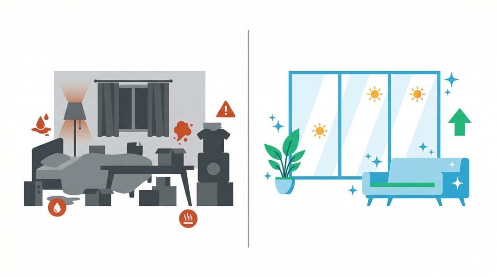 第一印象で決め手に欠ける部屋の特徴