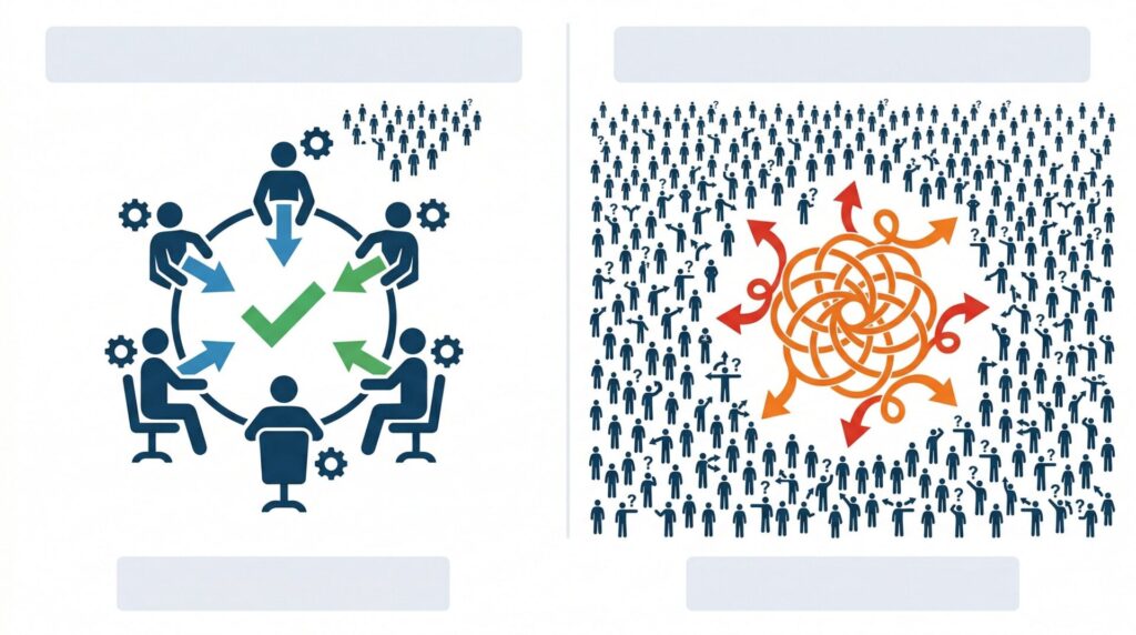 中規模マンションの管理体制と意思決定の速さ