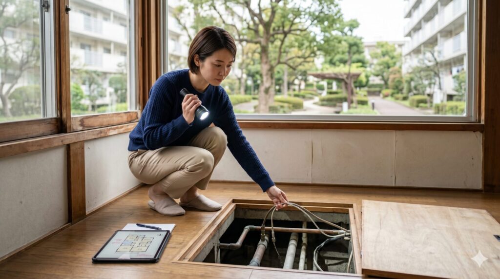 室内の見た目だけでは判断しにくい専有部の設備状態と確認ポイント