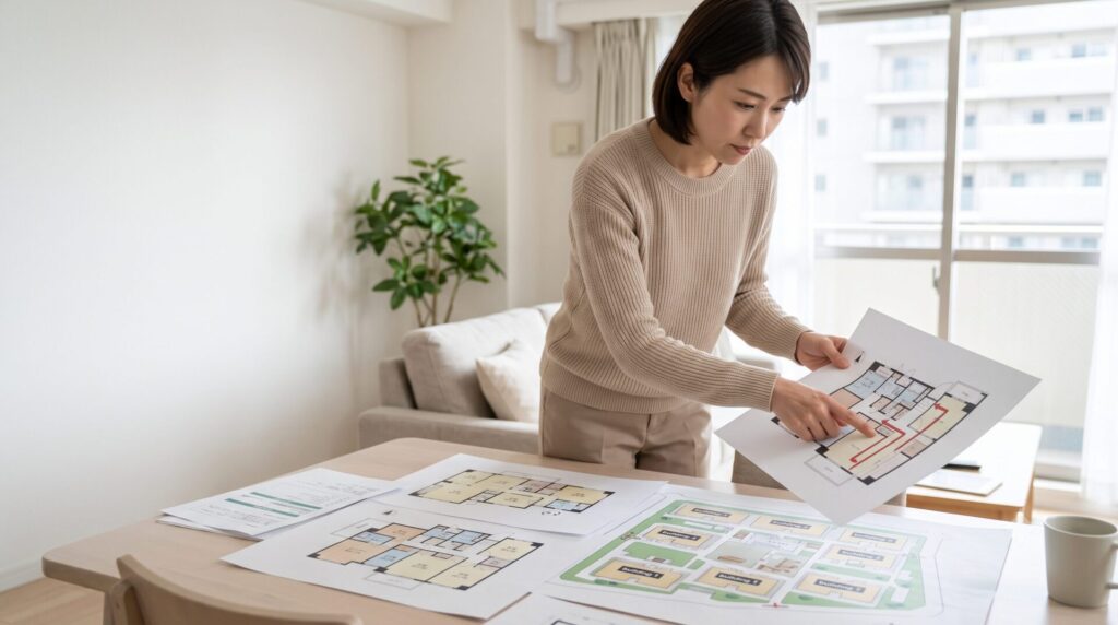 1番館から7番館を同じ条件で比較する棟選びの手順