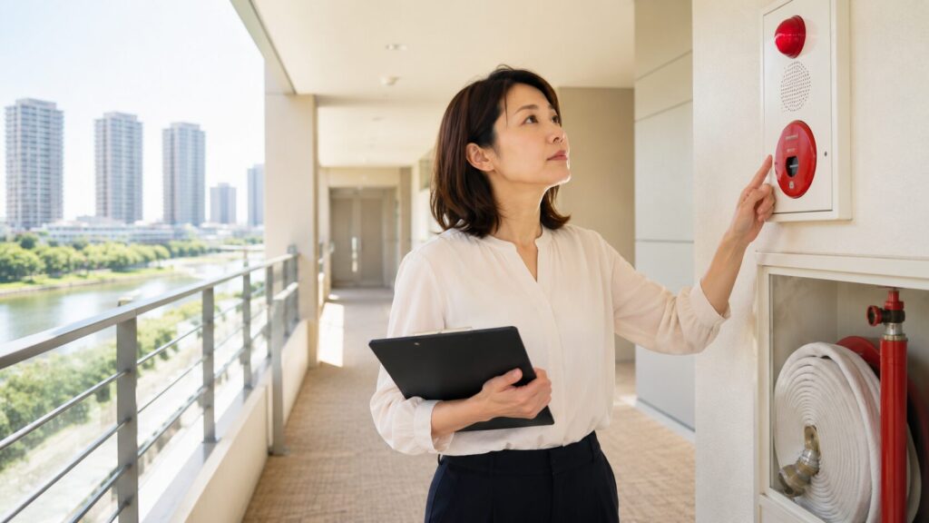 スーパー堤防と共用部の防災設備