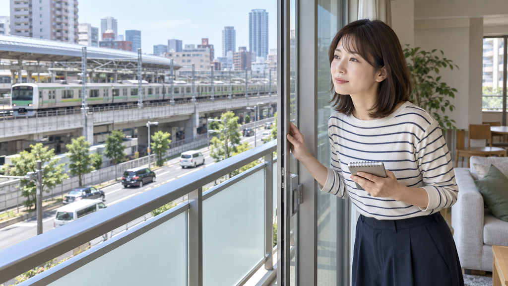 駅近マンションだからこそ確認したい線路と道路の音環境