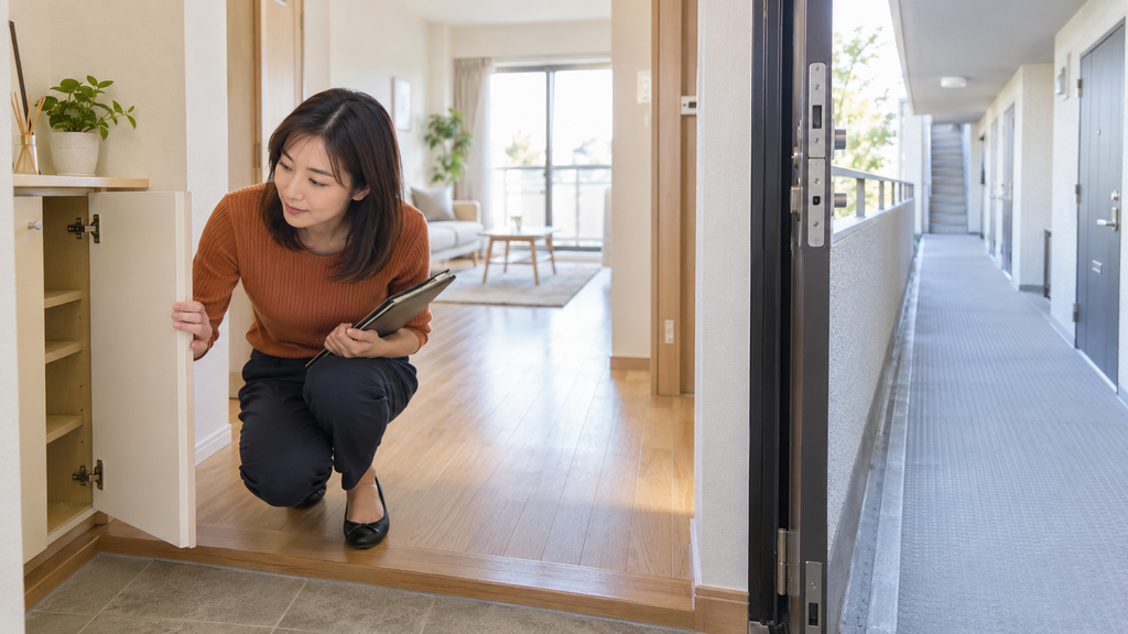 中古住戸の内見で確認したい室内状態と共用部分