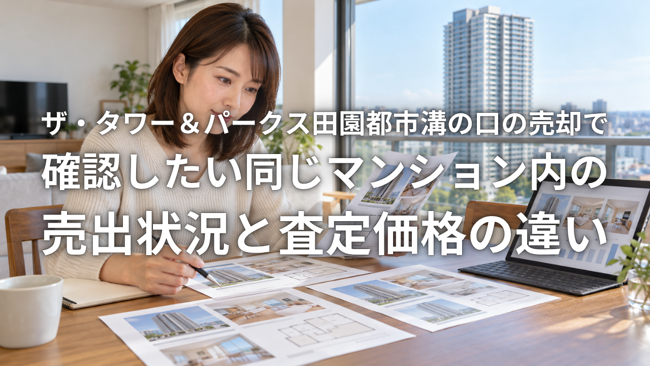 ザ・タワー＆パークス田園都市溝の口の売却で確認したい同じマンション内の売出状況と査定価格の違い